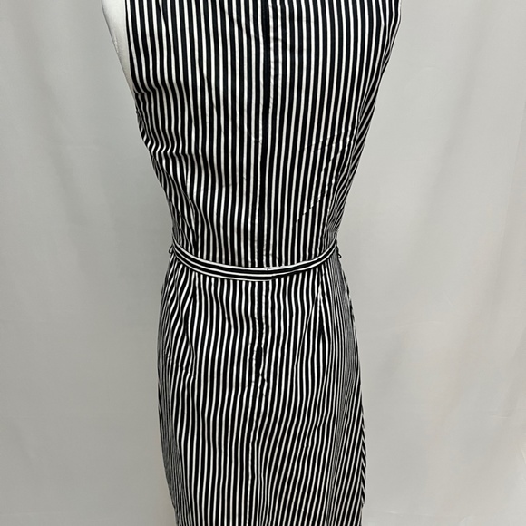Loft Black and White Striped Dress - Picture 6 of 9